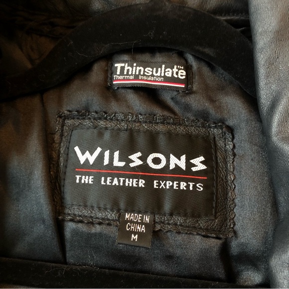 WILSONS thinsulate thermal oversized leather Jacket | M - Picture 14 of 16